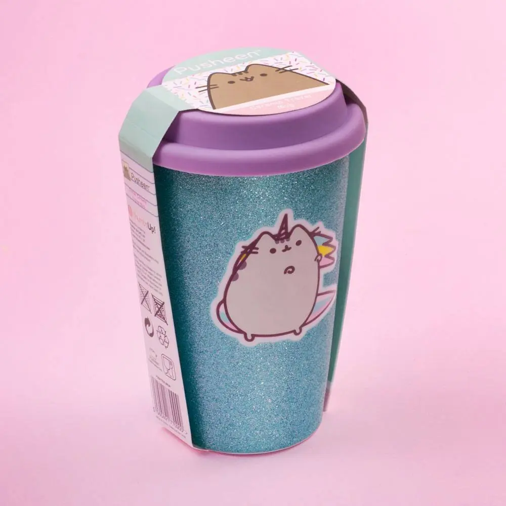 Pusheen utazó bögre Egyszarvú termékfotó
