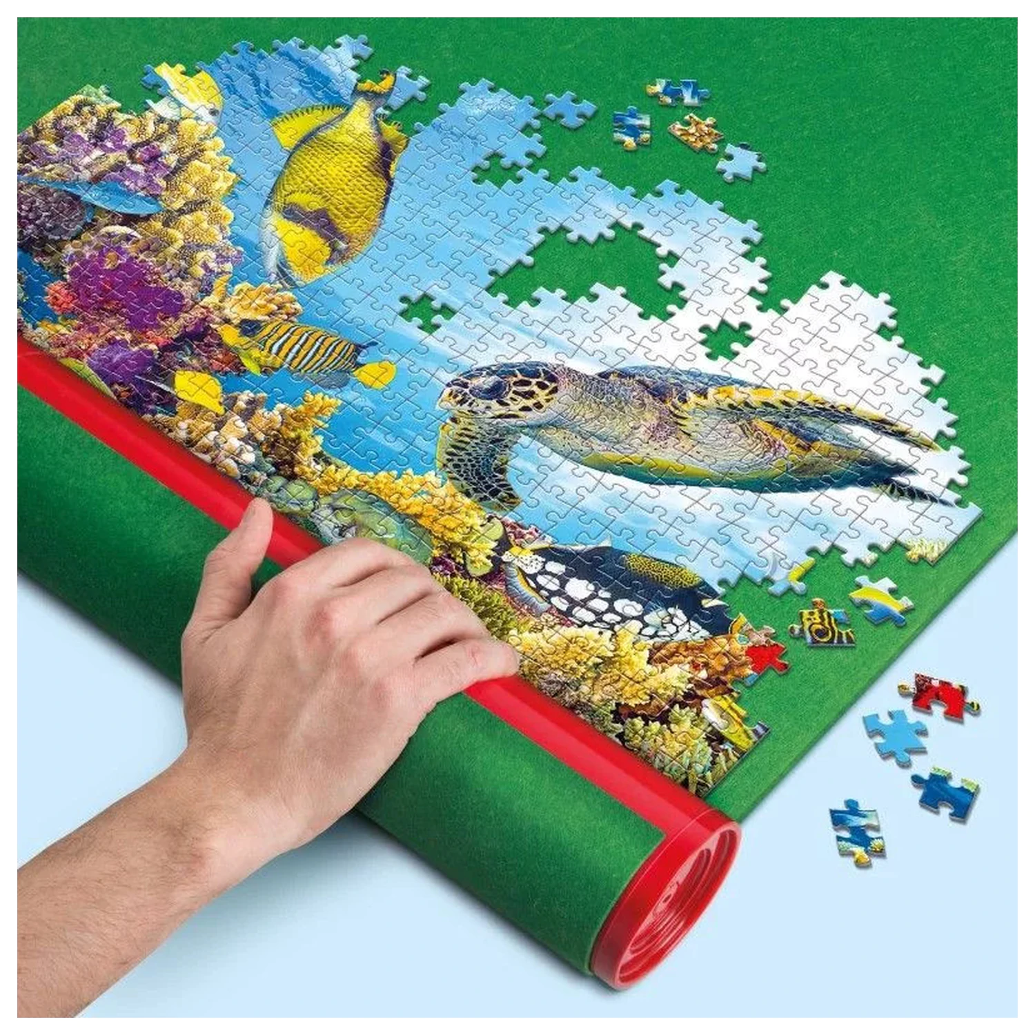 Puzzle Green szőnyeg Clementoni termékfotó