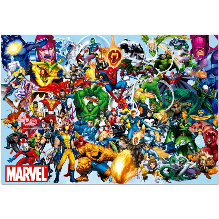 Puzzle Superheroes Marvel 1000 db.-os termékfotó