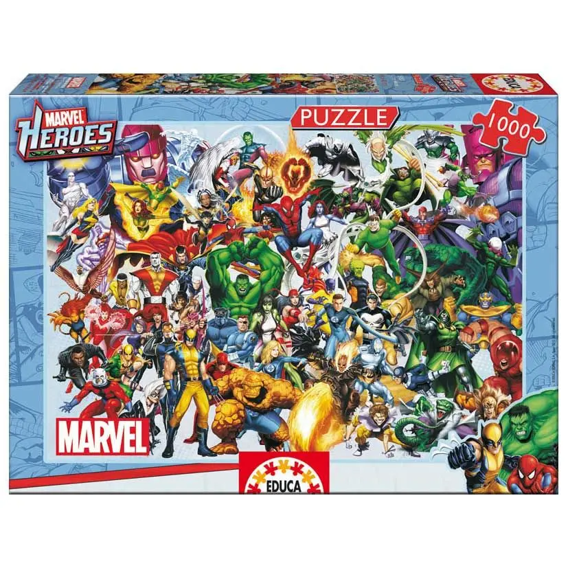Puzzle Superheroes Marvel 1000 db.-os termékfotó