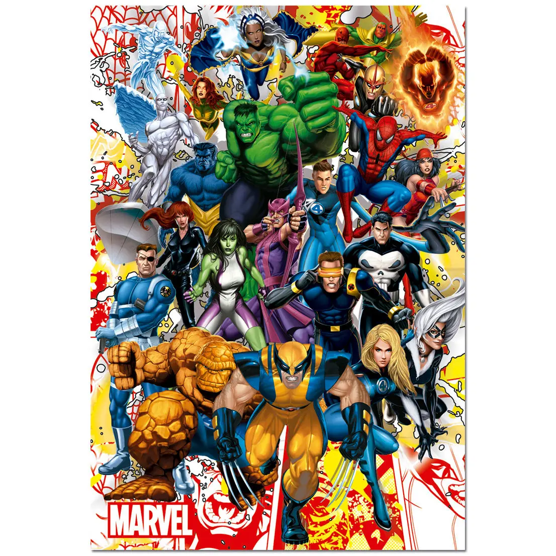 Puzzle Superheroes Marvel 500 db.-os termékfotó