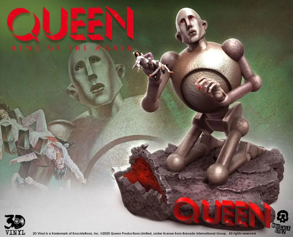 Queen 3D Vinyl szobor figura Queen Robot (News of the World) 20 x 21 x 24 cm termékfotó