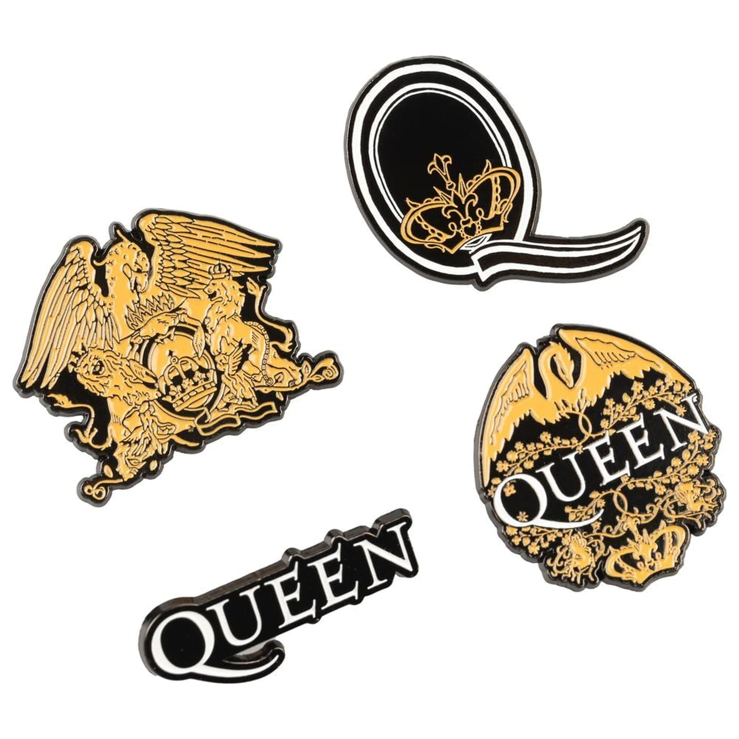 Queen 4 db-os kitűző csomag termékfotó