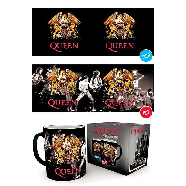 Queen Crest hőre változó bögre termékfotó