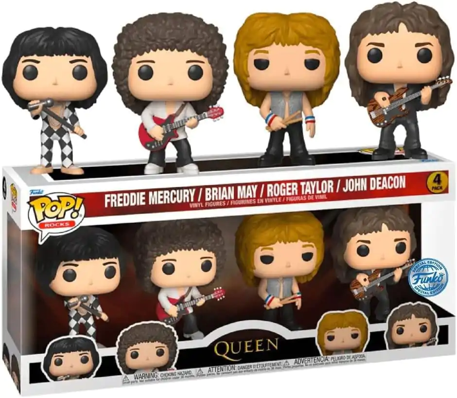 Queen POP! Rocks Vinyl Figuren 4er-Pack 9 cm termékfotó