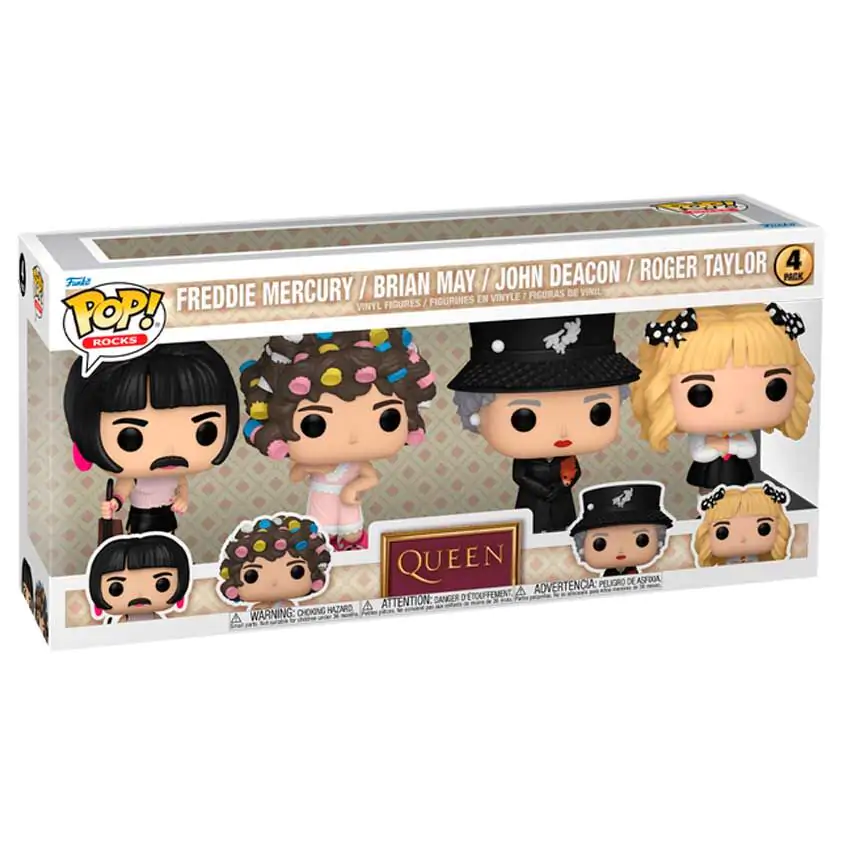 Queen Funko POP! Rocks Vinyl figura I Want to Break Free 4 db-os csomag 9 cm termékfotó
