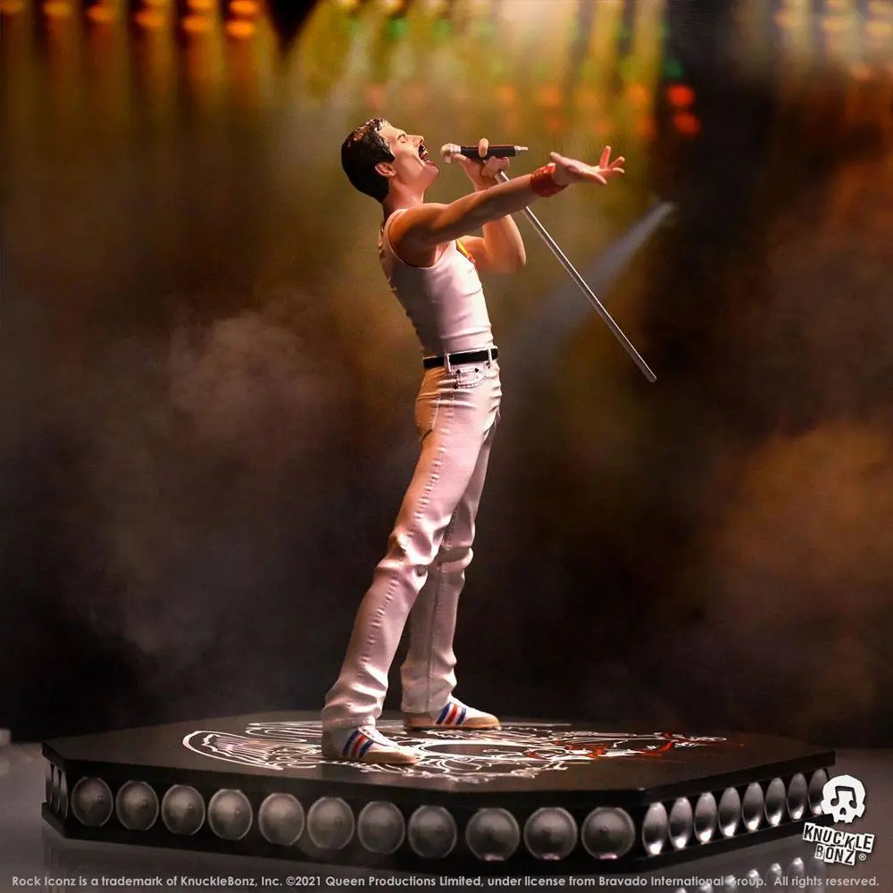 Queen Rock Iconz Freddie Mercury Limitált kiadás szobor figura 23 cm termékfotó