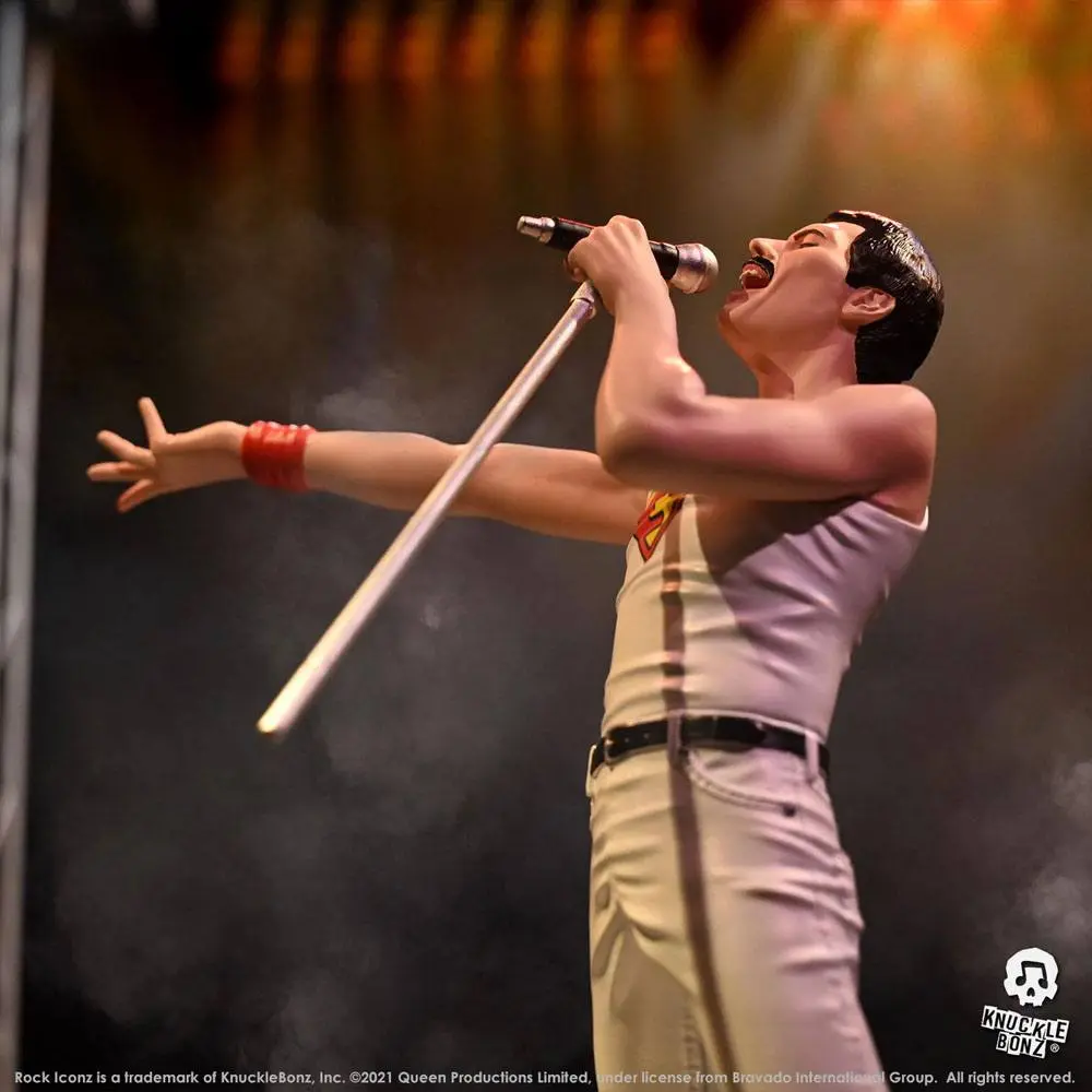 Queen Rock Iconz Freddie Mercury Limitált kiadás szobor figura 23 cm termékfotó