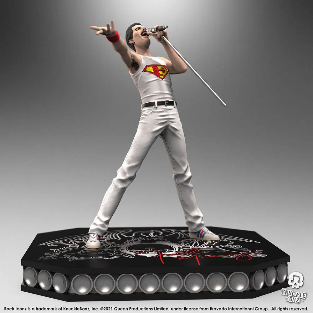 Queen Rock Iconz Freddie Mercury Limitált kiadás szobor figura 23 cm termékfotó