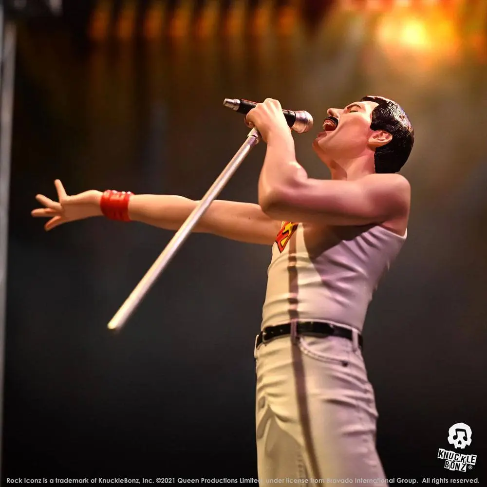 Queen Rock Iconz Freddie Mercury Limitált kiadás szobor figura 23 cm termékfotó