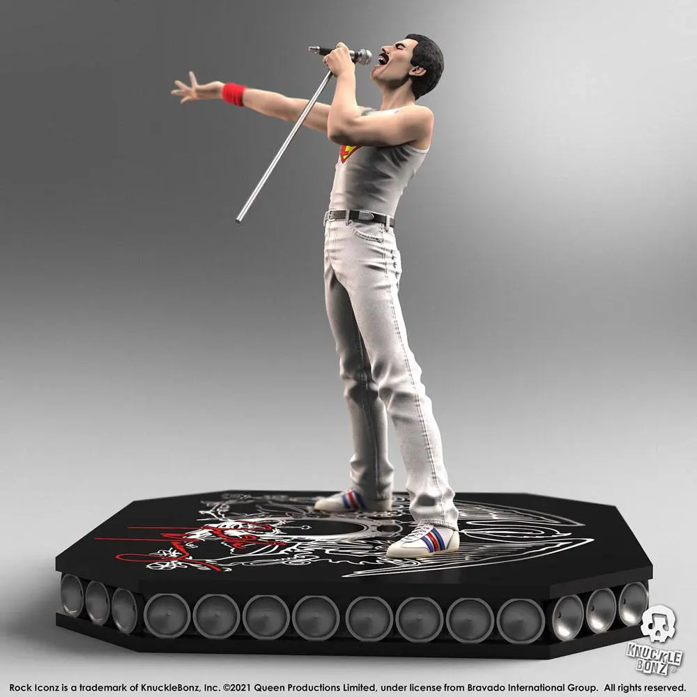 Queen Rock Iconz Freddie Mercury Limitált kiadás szobor figura 23 cm termékfotó