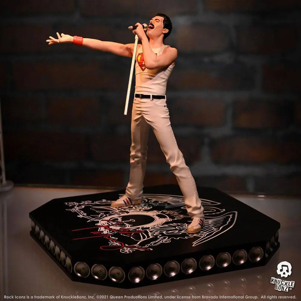 Queen Rock Iconz Freddie Mercury Limitált kiadás szobor figura 23 cm termékfotó