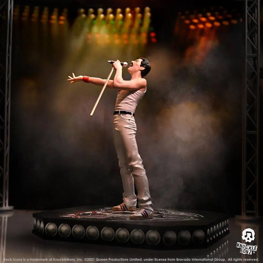 Queen Rock Iconz Freddie Mercury Limitált kiadás szobor figura 23 cm termékfotó