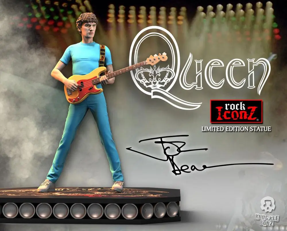 Queen Rock Iconz John Deacon Limitált kiadás szobor figura 23 cm termékfotó