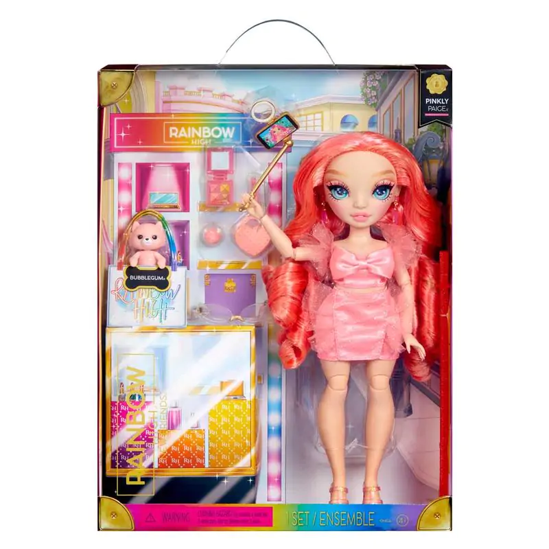 Rainbow High New Friends Pinkly Paige játék baba 25cm termékfotó