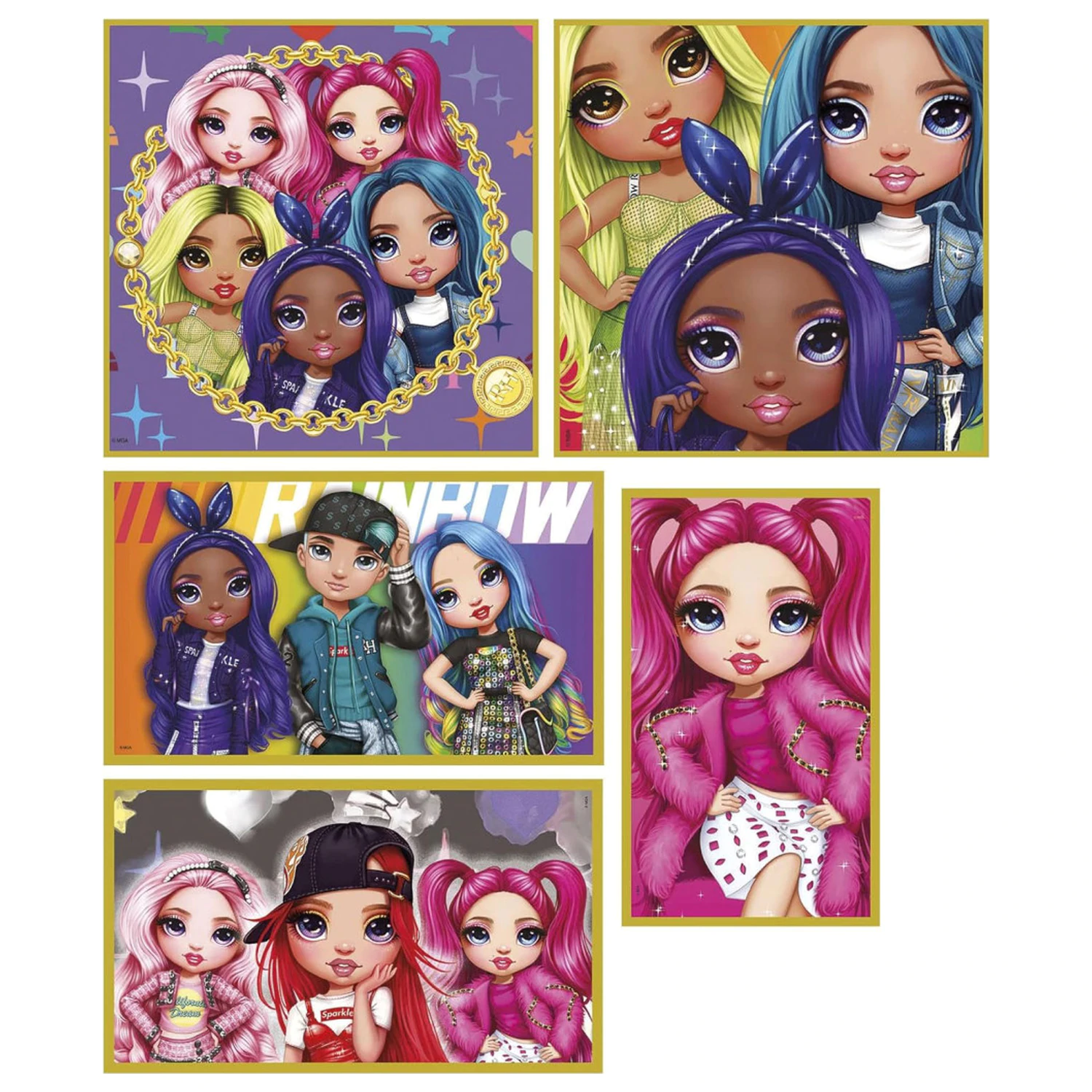 Rainbow High Personalities 10 az 1-ben puzzle Clementoni termékfotó