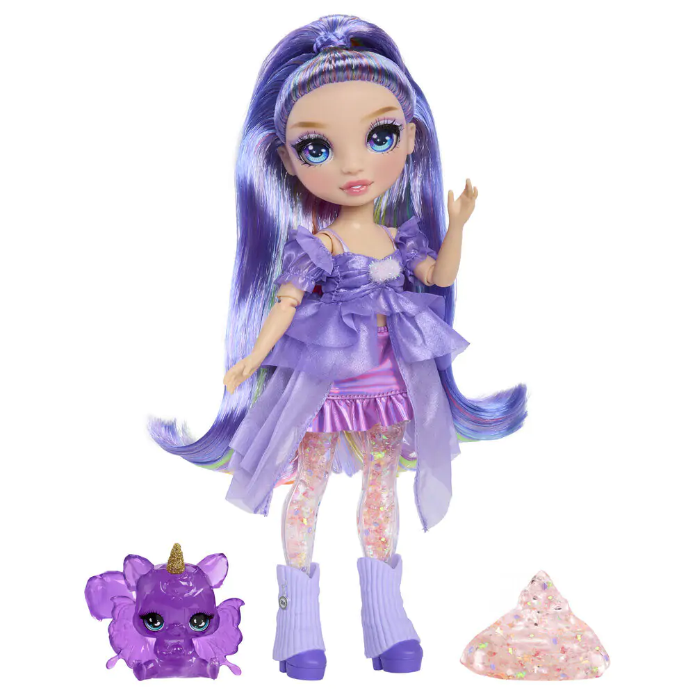 Rainbow High Rainbow Shimmers Feature Fantasy Violet játék baba termékfotó