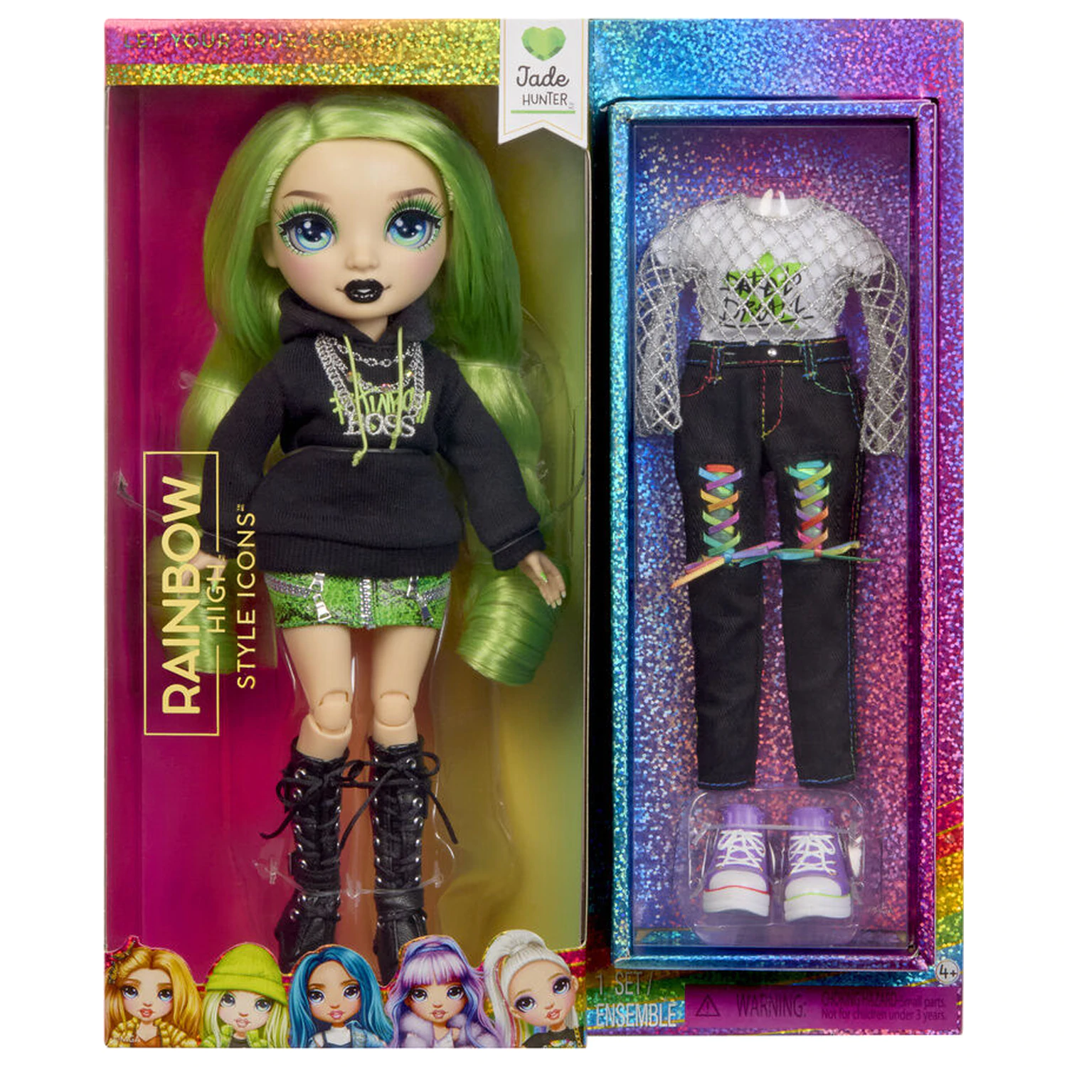 Rainbow High Style Icons Fashion Dolls Jade játék baba termékfotó