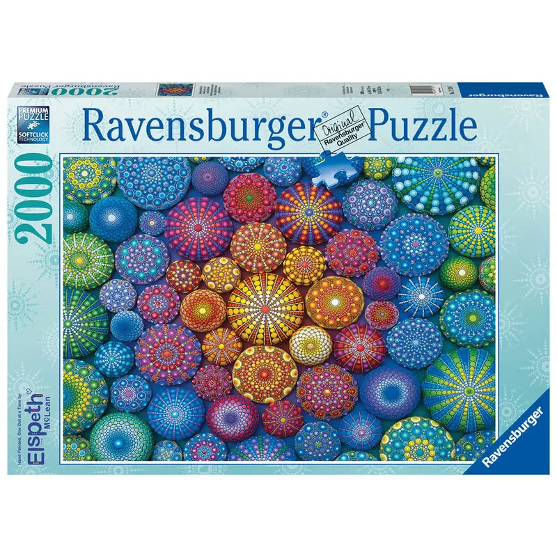 Rainbow mandala puzzle 2000db-os termékfotó