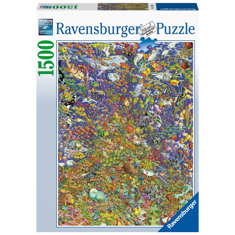 Rainbow of fish puzzle 1500db-os termékfotó