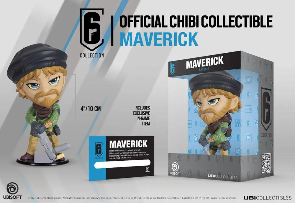 Rainbow Six Siege 6 Collection Chibi Series 6 Maverick figura 10 cm termékfotó