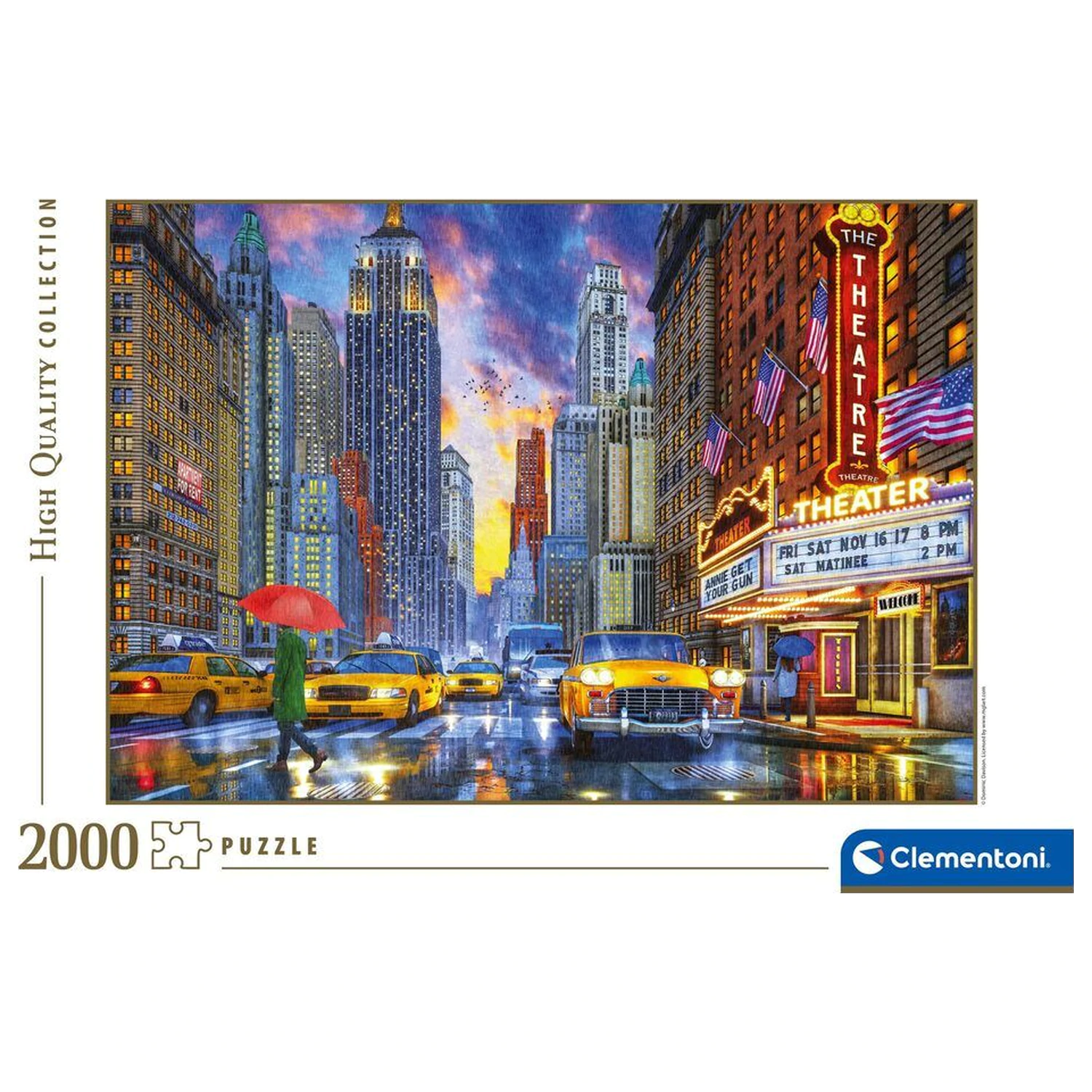 Rainy Manhattan puzzle 2000db-os termékfotó