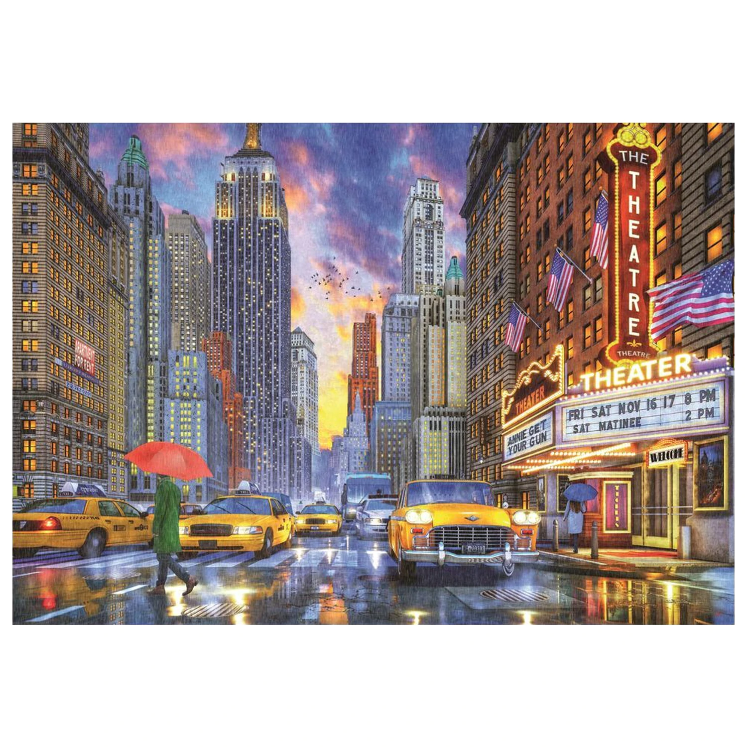 Rainy Manhattan puzzle 2000db-os termékfotó