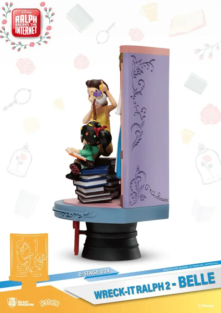 Ralph Breaks the Internet D-Stage Belle &amp; Vanellope PVC Diorama szobor 15 cm termékfotó