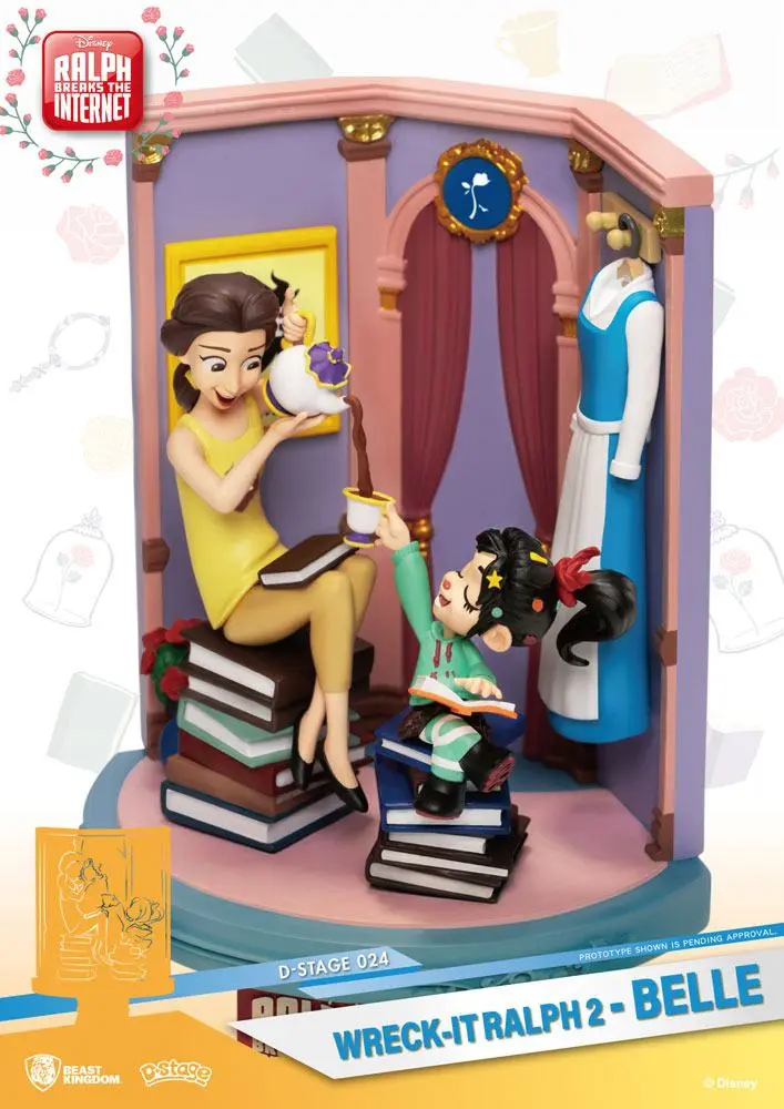 Ralph Breaks the Internet D-Stage Belle &amp; Vanellope PVC Diorama szobor 15 cm termékfotó