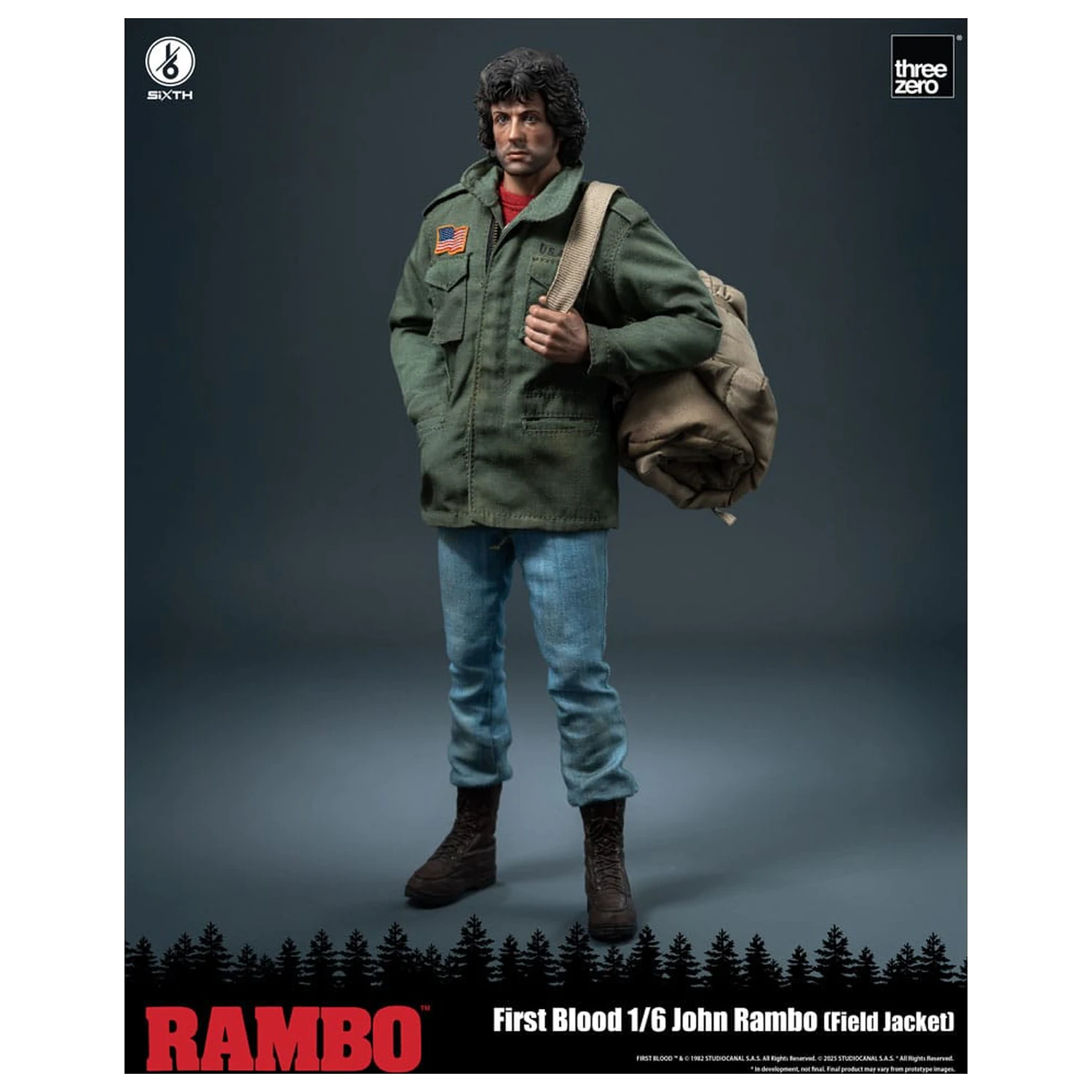 Rambo: First Blood 1/6 John Rambo (Field Jacket) akciófigura 31 cm termékfotó