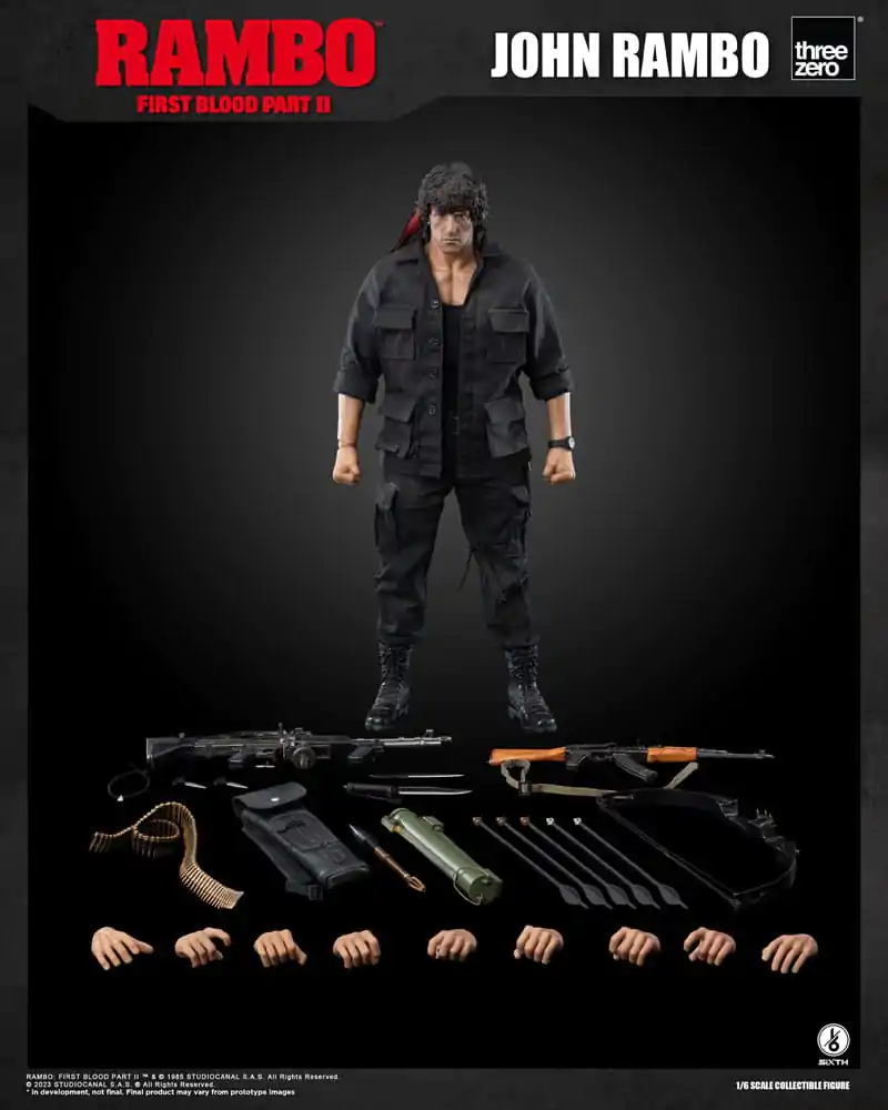 Rambo: First Blood II 1/6 John Rambo akciófigura 30 cm termékfotó