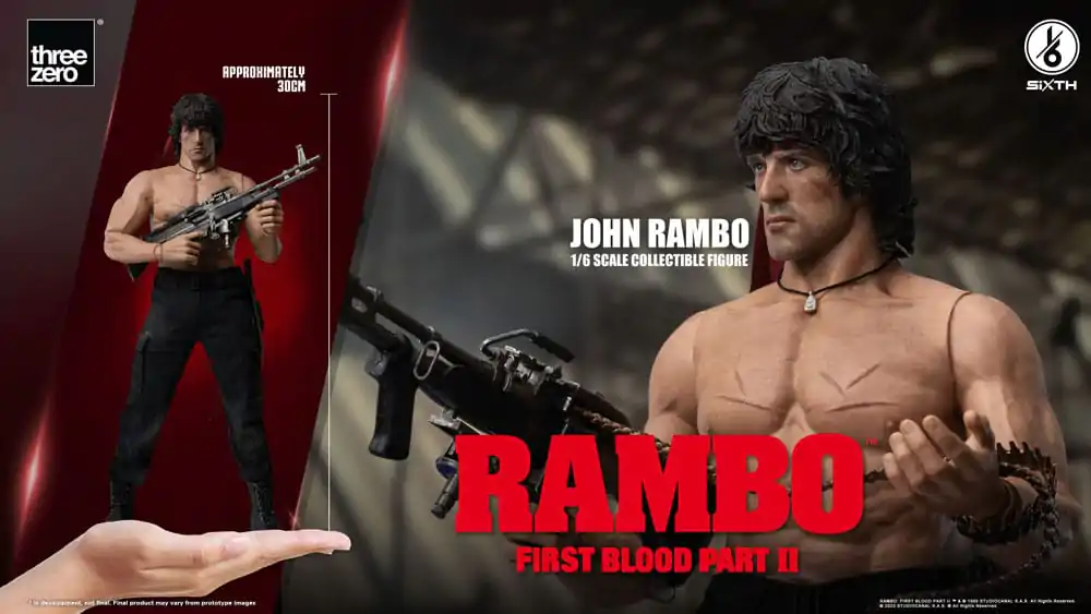 Rambo: First Blood II 1/6 John Rambo akciófigura 30 cm termékfotó