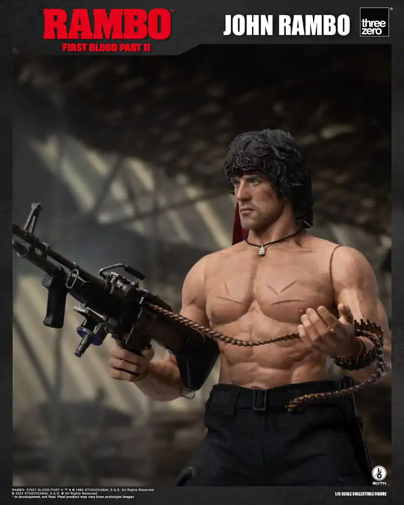 Rambo: First Blood II 1/6 John Rambo akciófigura 30 cm termékfotó