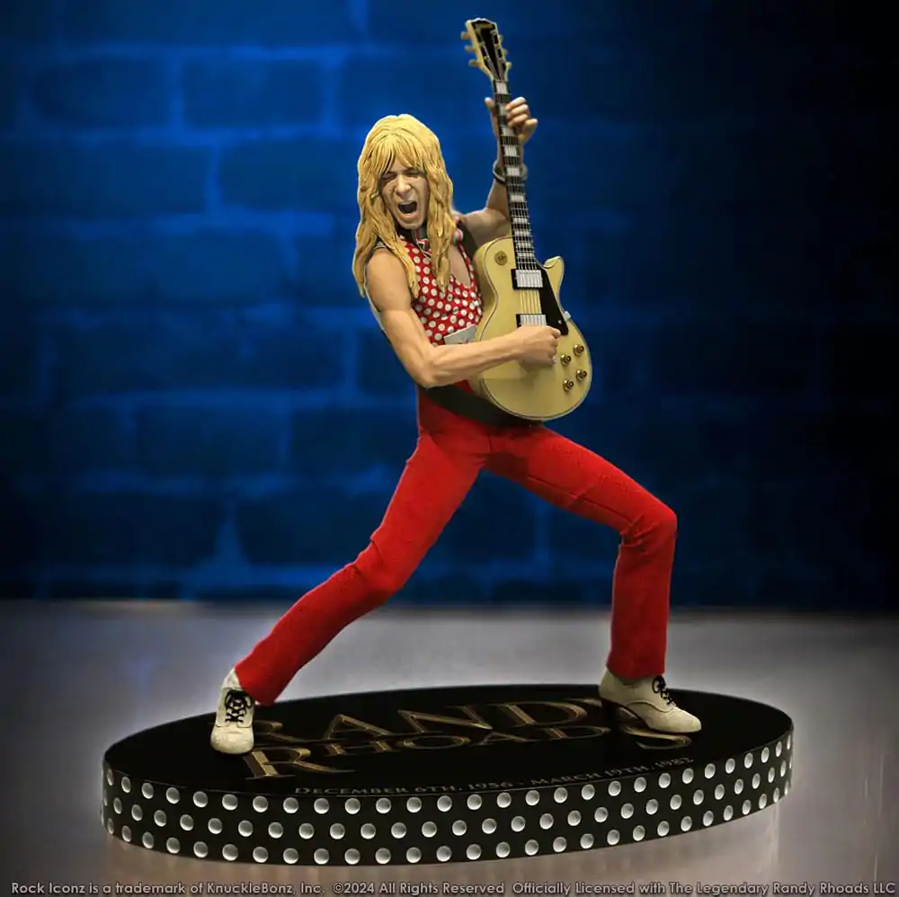 Randy Rhoads IV Rock Iconz szobor figura The Early Years Red Version 24 cm termékfotó