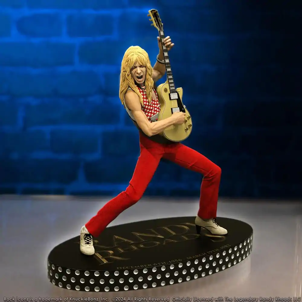 Randy Rhoads IV Rock Iconz szobor figura The Early Years Red Version 24 cm termékfotó