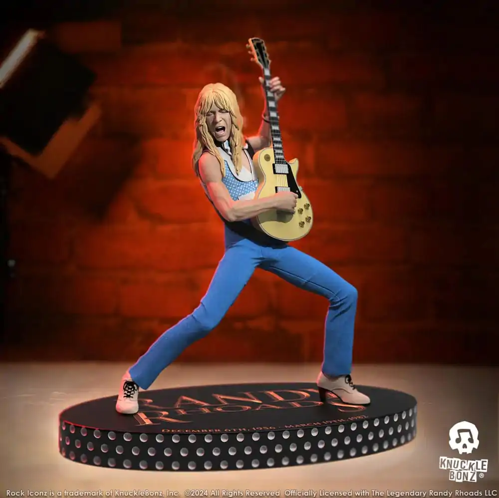 Randy Rhoads IV Rock Iconz The Early év Blue Version szobor figura 24 cm termékfotó