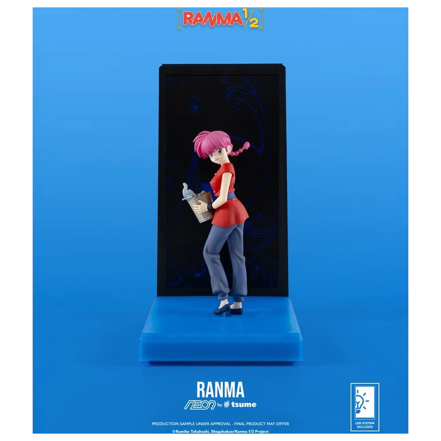 Ranma Neon figura 1/9 Ranma Saotome Girl 20 cm termékfotó