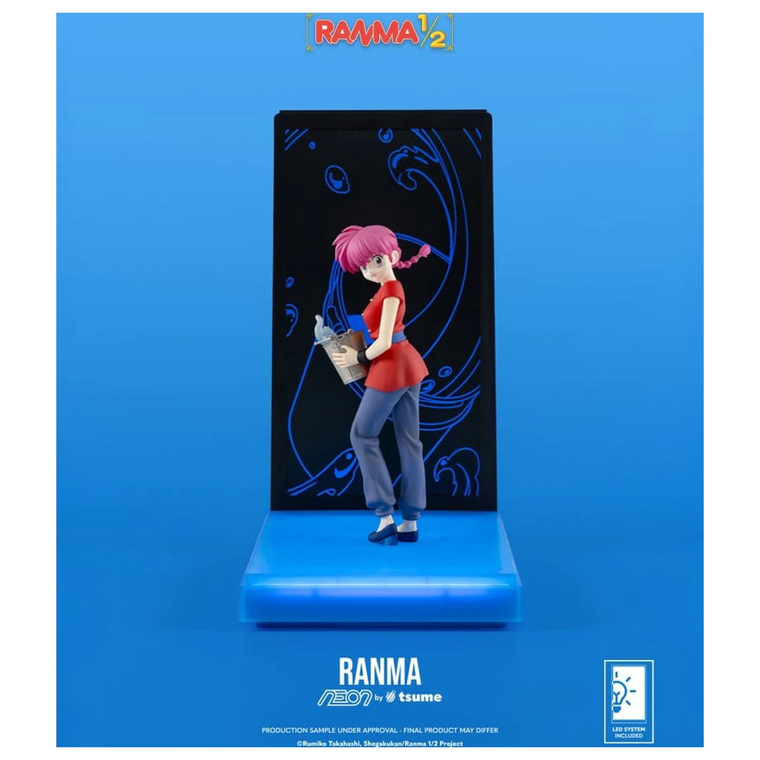 Ranma Neon figura 1/9 Ranma Saotome Girl 20 cm termékfotó