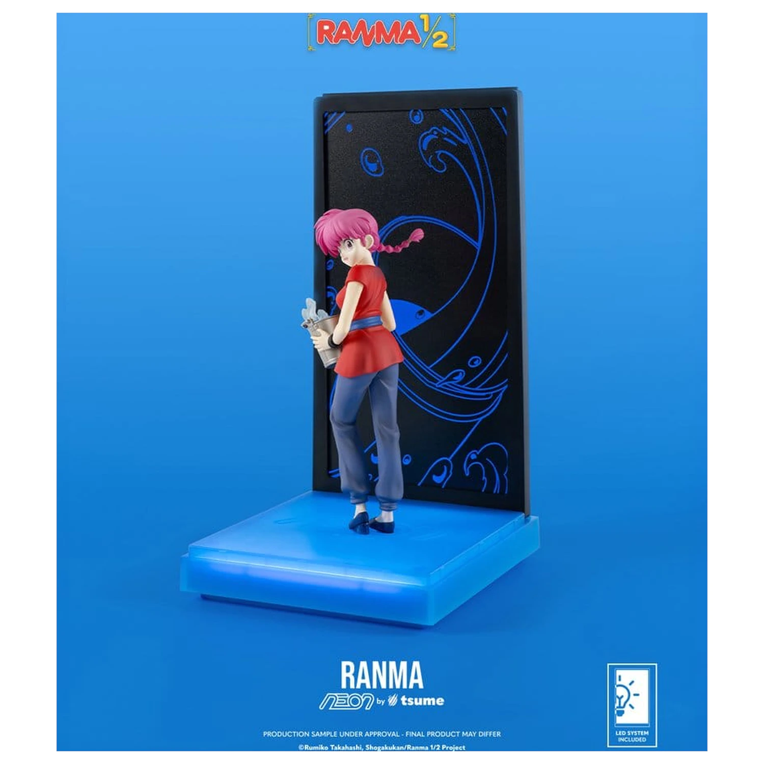 Ranma Neon figura 1/9 Ranma Saotome Girl 20 cm termékfotó