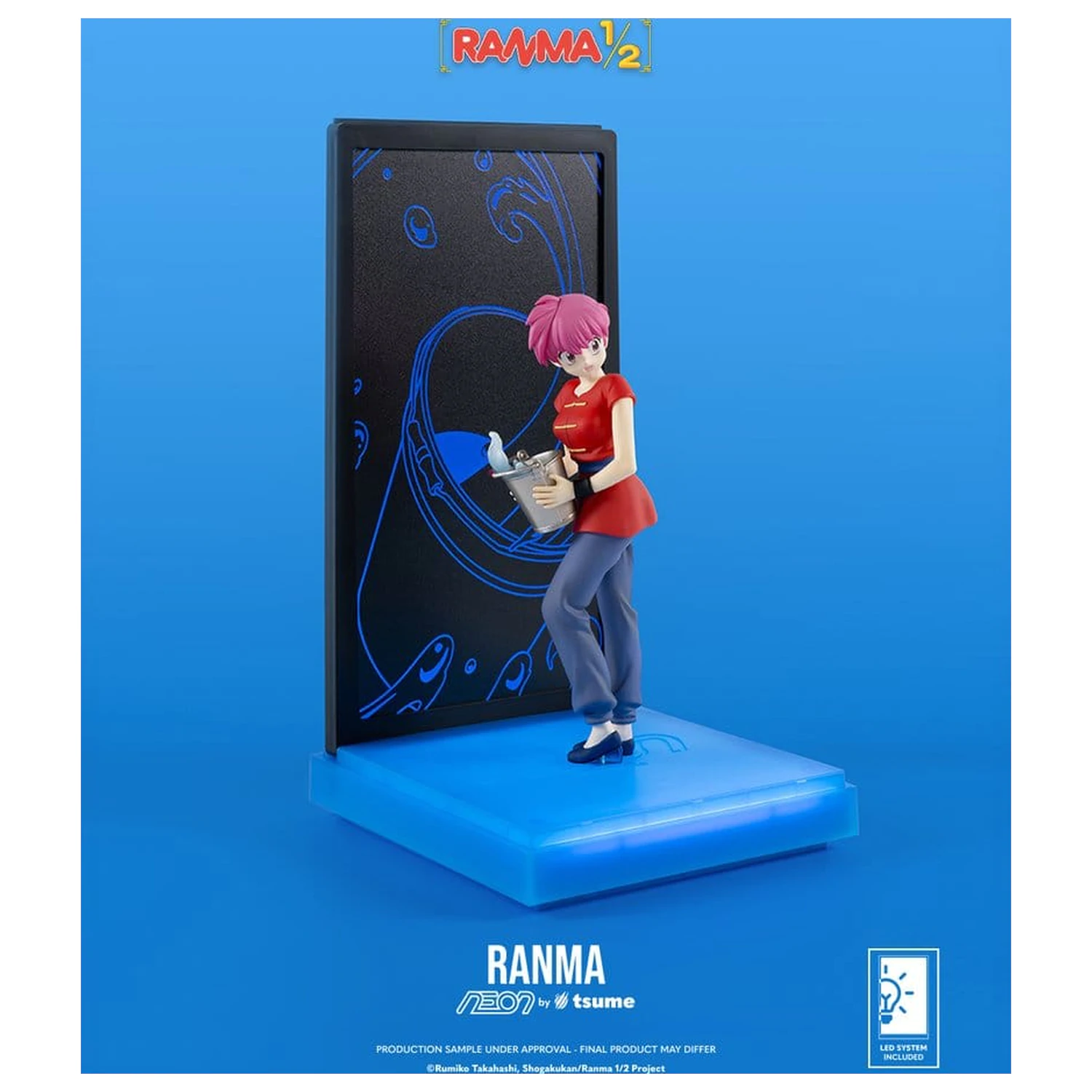 Ranma Neon figura 1/9 Ranma Saotome Girl 20 cm termékfotó