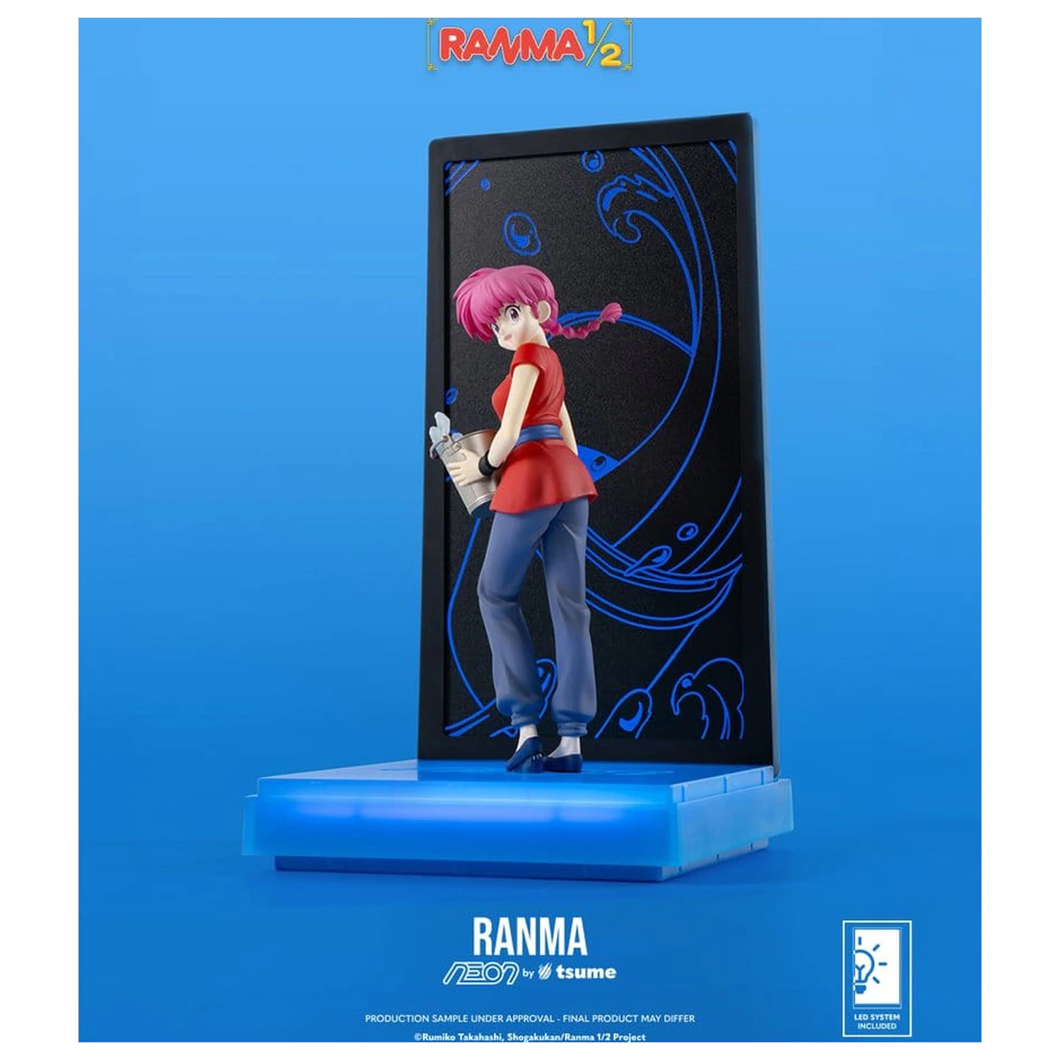 Ranma Neon figura 1/9 Ranma Saotome Girl 20 cm termékfotó