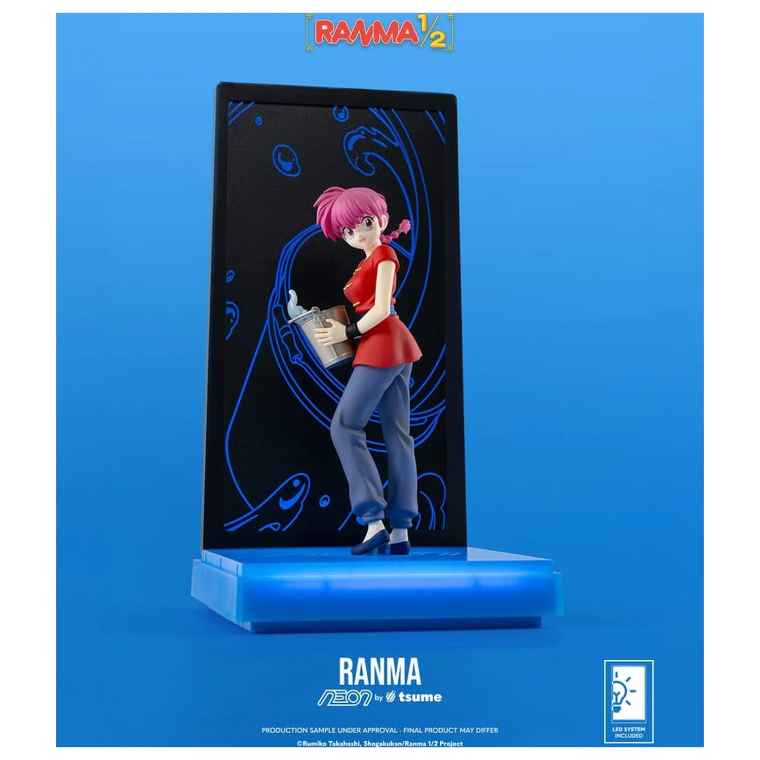Ranma Neon figura 1/9 Ranma Saotome Girl 20 cm termékfotó