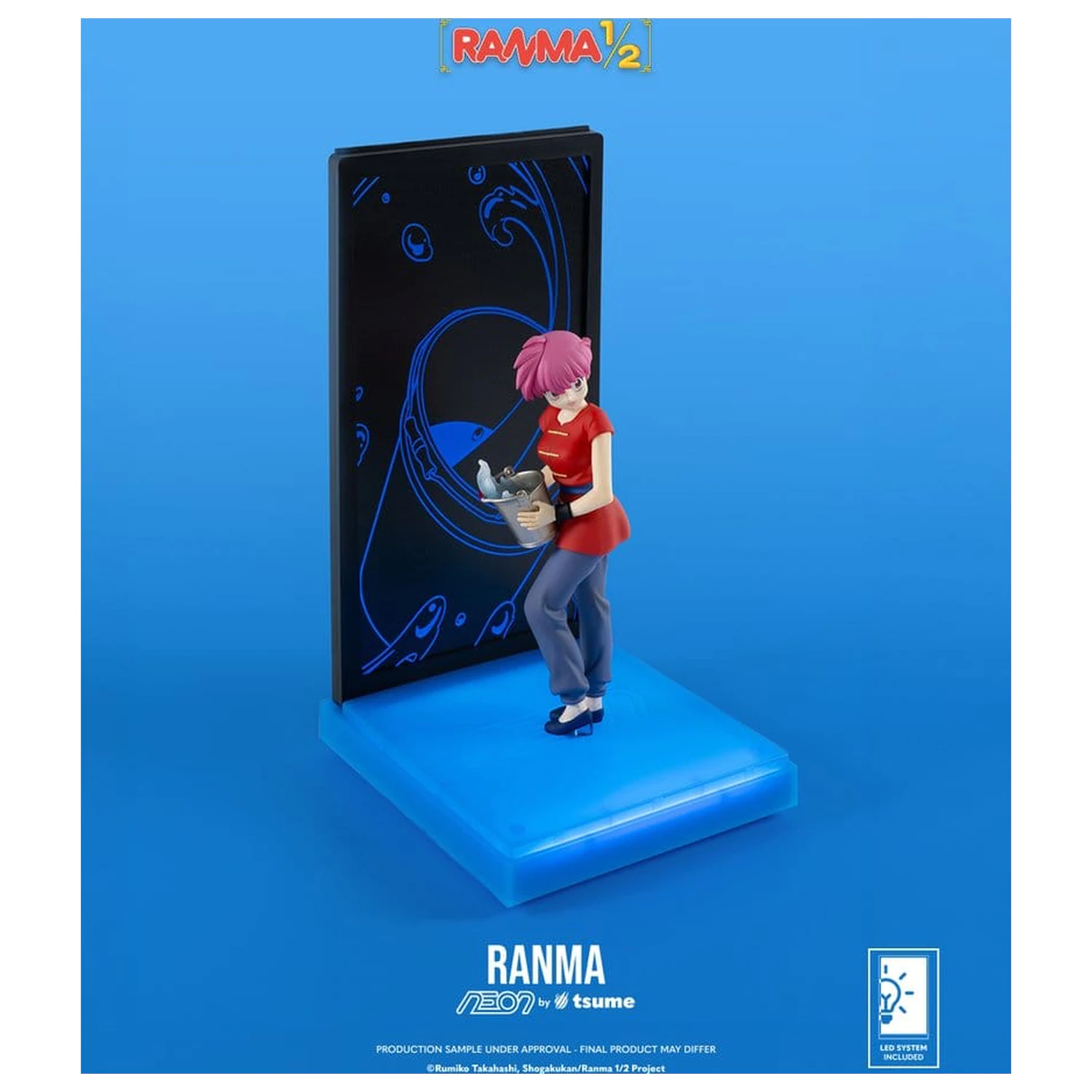 Ranma Neon figura 1/9 Ranma Saotome Girl 20 cm termékfotó