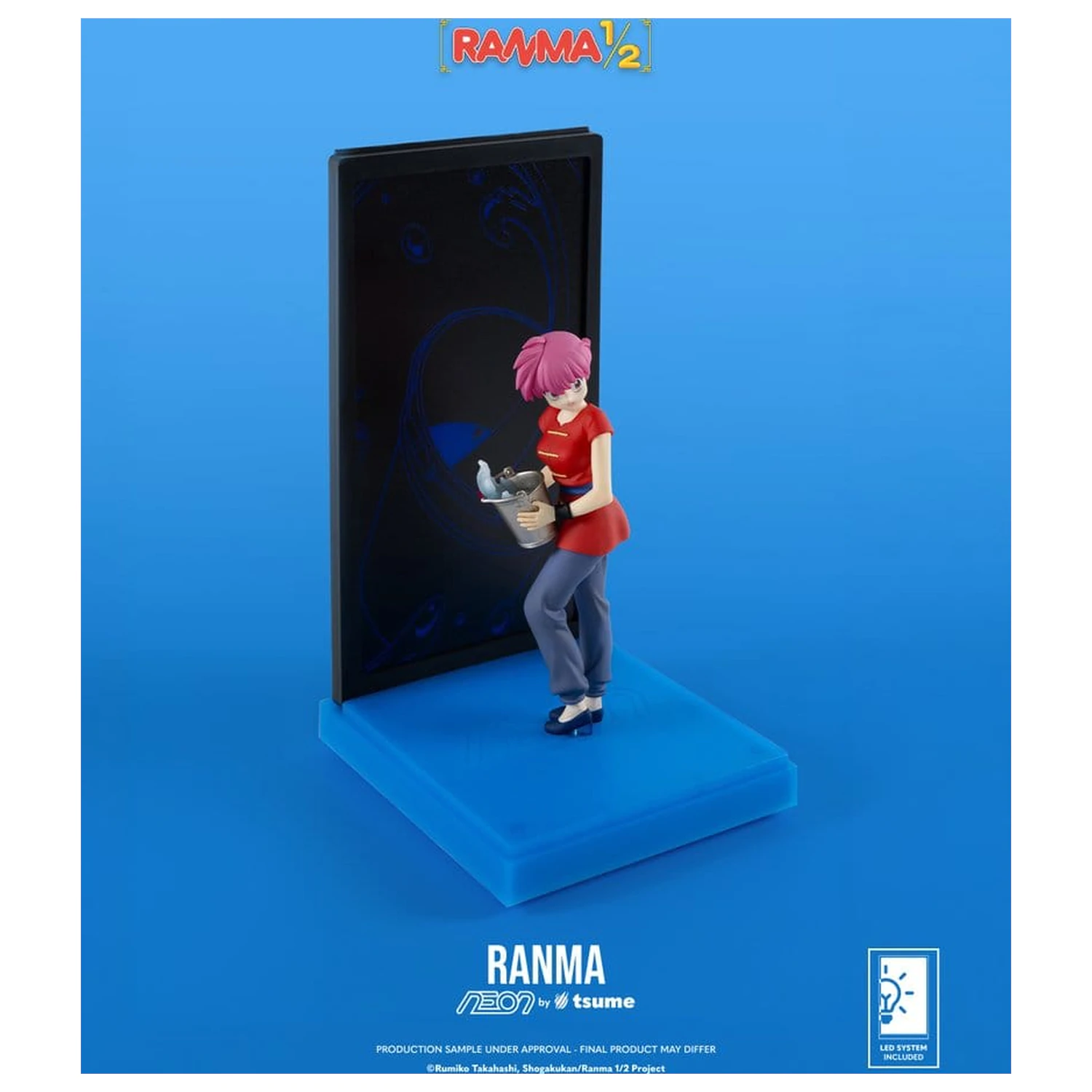 Ranma Neon figura 1/9 Ranma Saotome Girl 20 cm termékfotó