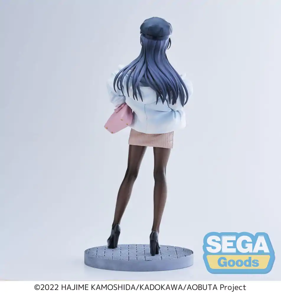 Rascal Does Not Dream of a Bunny Girl Senpai Luminasta Mai Sakurajima Casual Clothes Ver. PVC szobor figura 21 cm termékfotó