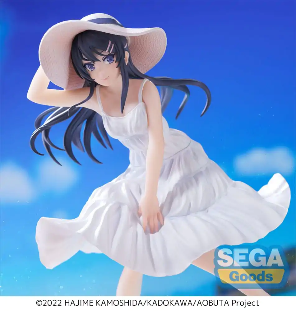 Rascal Does Not Dream of a Bunny Girl Senpai Luminasta Mai Sakurajima Summer Dress PVC szobor figura 17 cm termékfotó