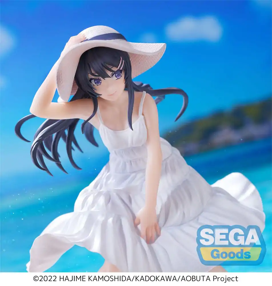 Rascal Does Not Dream of a Bunny Girl Senpai Luminasta Mai Sakurajima Summer Dress PVC szobor figura 17 cm termékfotó