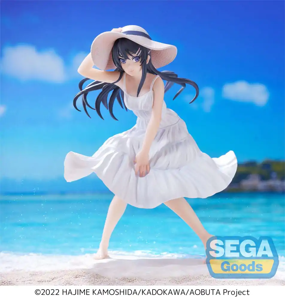 Rascal Does Not Dream of a Bunny Girl Senpai Luminasta Mai Sakurajima Summer Dress PVC szobor figura 17 cm termékfotó