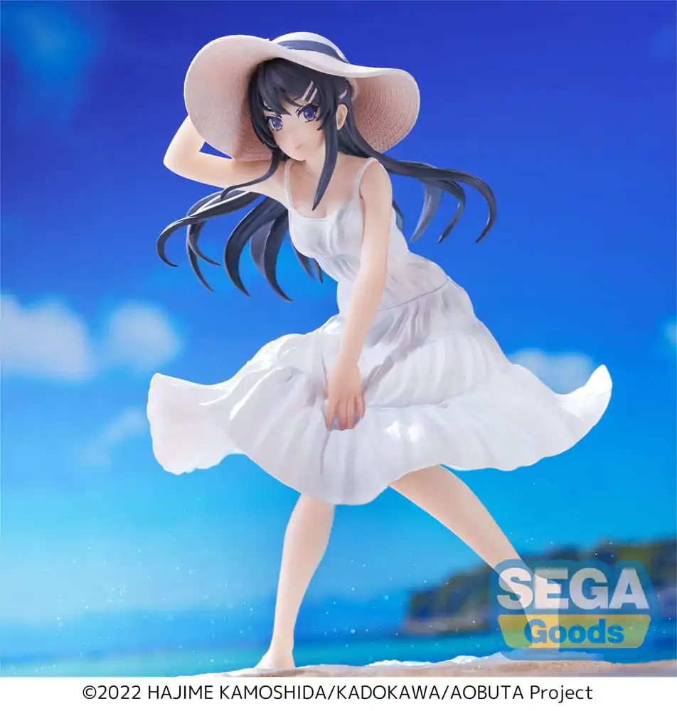 Rascal Does Not Dream of a Bunny Girl Senpai Luminasta Mai Sakurajima Summer Dress PVC szobor figura 17 cm termékfotó