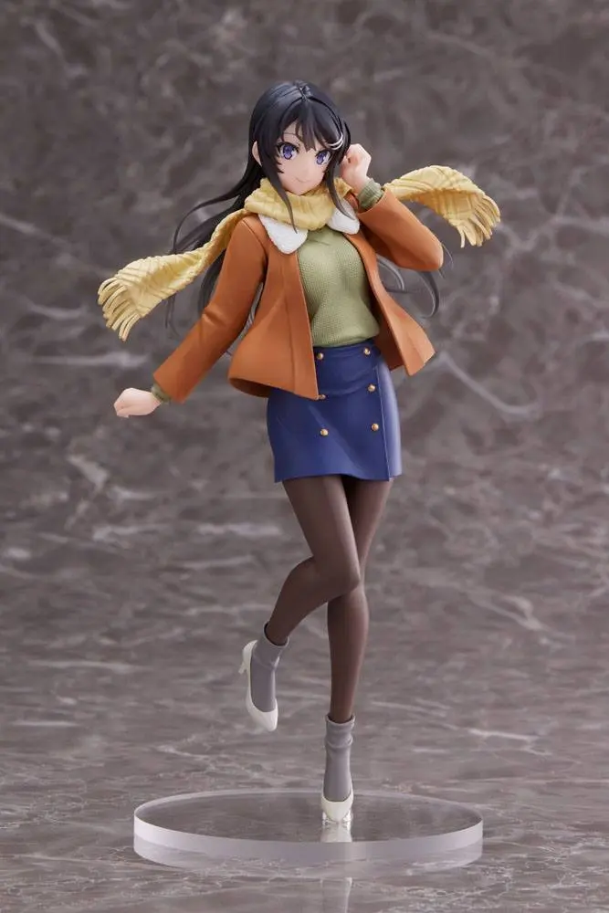 Rascal Does Not Dream of a Dreaming Girl Mai Sakurajima Winter Wear Ver. PVC szobor figura 20 cm termékfotó